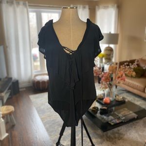 Body suit flowy top